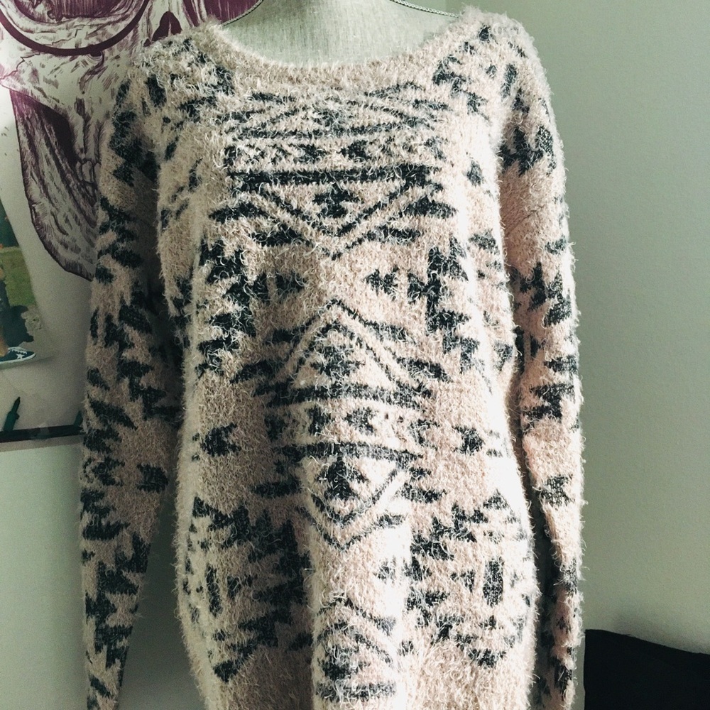 Brooklyn Industries furry soft sweater.